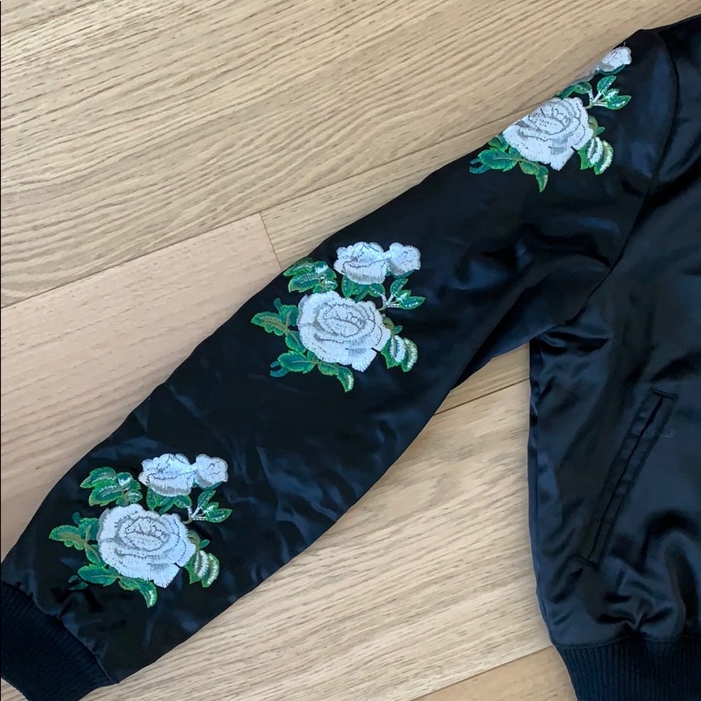 Flower Patch Bomber Jacket - image 2